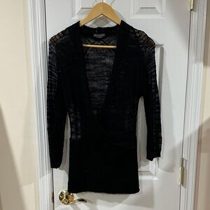 Armani Exchange sheet black sweater